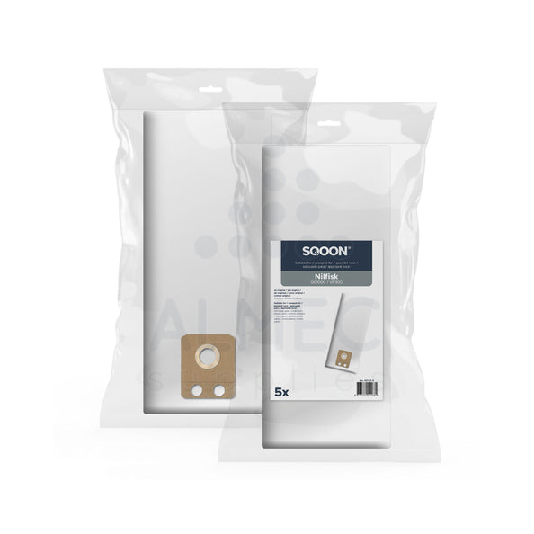 Sac d'aspirateur Sqoon nilfisk gd1000 vp 300 microfibre (5 pièces)
