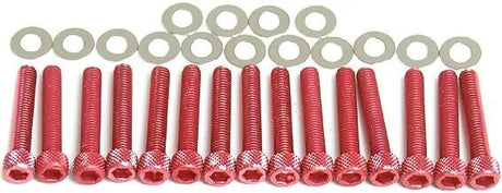 Jeu de vis de capot TNT jeu de vis cache moteur Piaggio 50 rouge