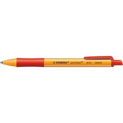 Stylo à bille Abi stlo pointball rouge 0,5 mm