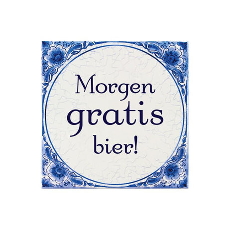 Carrelage Paperdreams bleu de Delft - bière gratuite demain