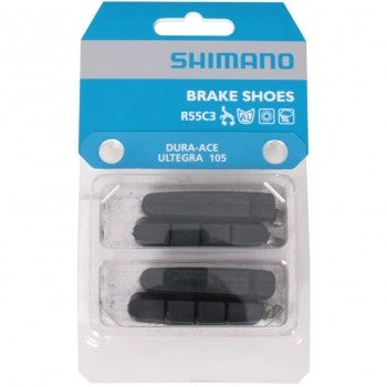 Shimano Remrubber R55C3 voor aluminium velg (2 paar)