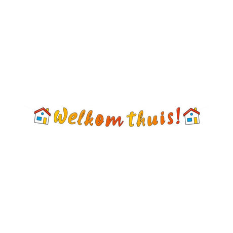 Bannière de lettres Paperdreams - bienvenue à la maison