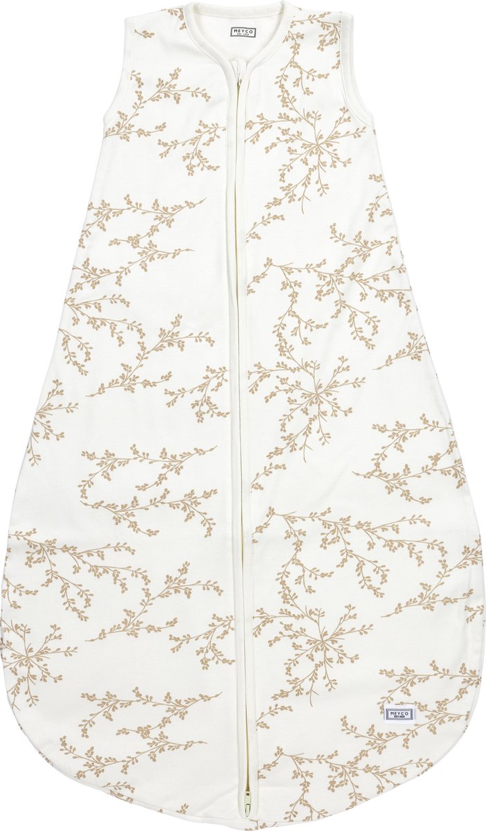 Meyco baby branches gigoteuse d'été bébé ronde - sable - 86cm - 0,5 tog