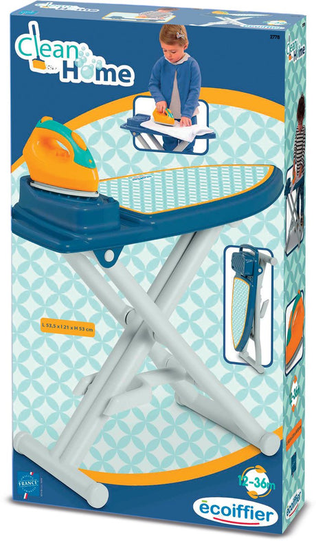 Ecoffier table à repasser ecoiffier avec fer pour enfant