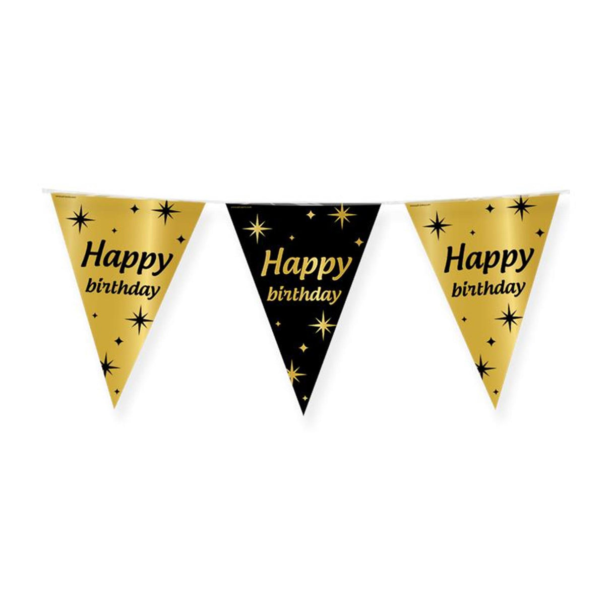 Paperdreams drapeau de fête chic en aluminium - joyeux anniversaire