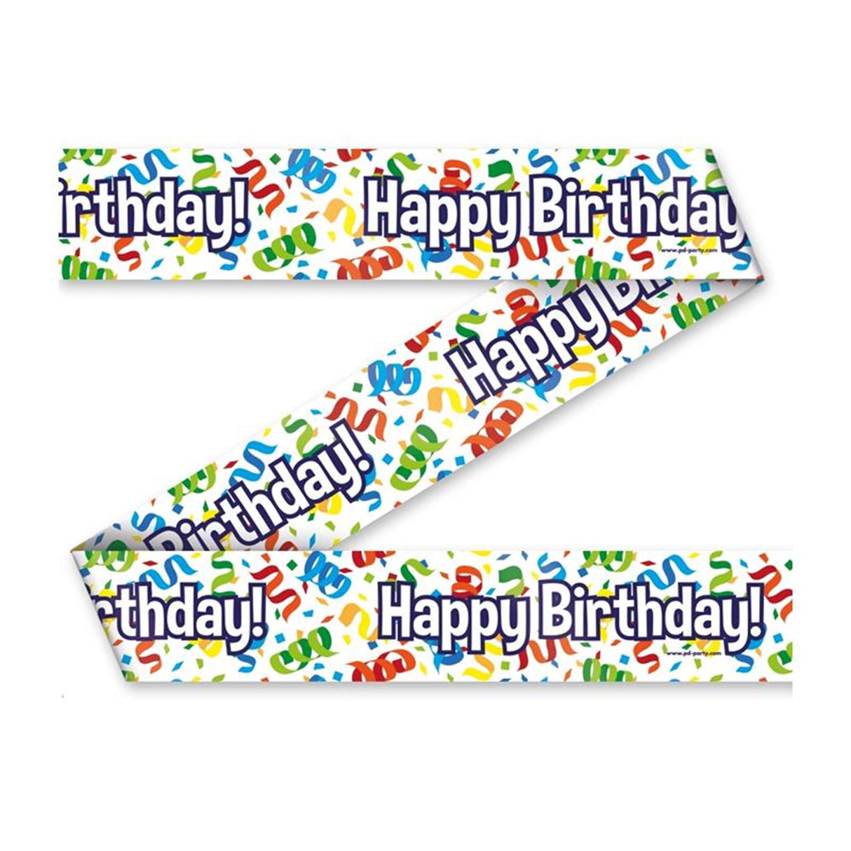 Paperdreams party tape - dessin animé joyeux anniversaire 12 m