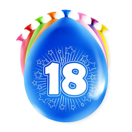 Ballons numérotés Paperdreams - 18 ans