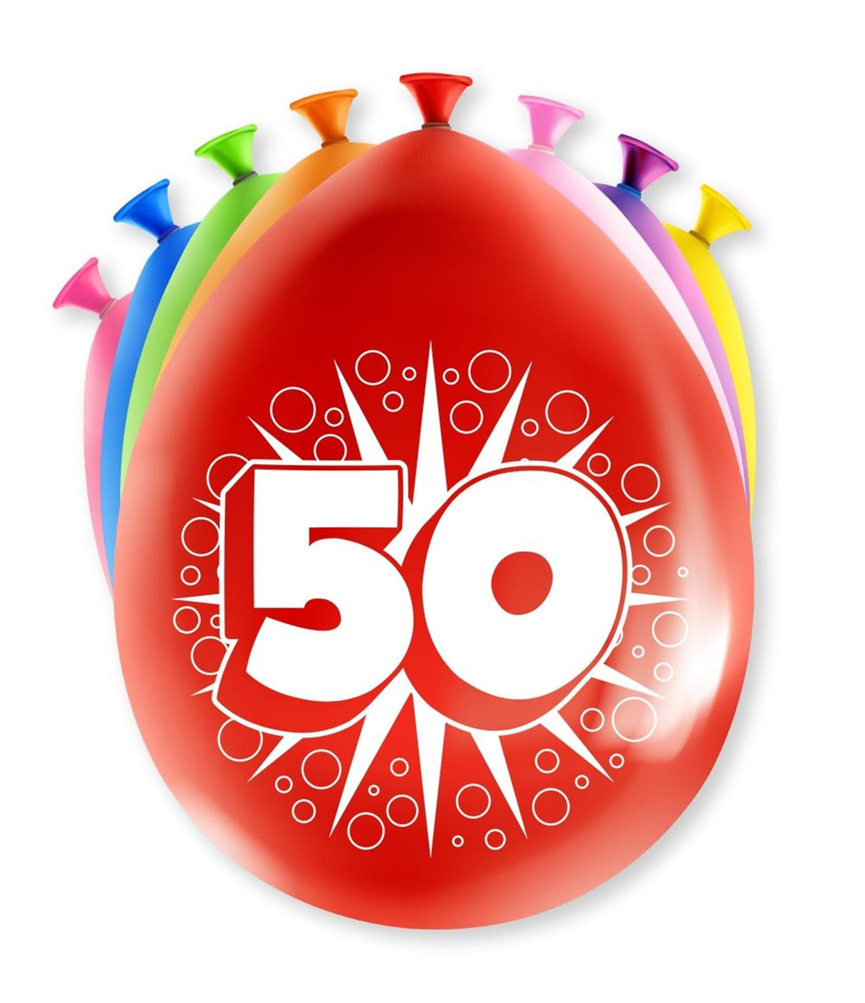Ballons numérotés Paperdreams n - 50 ans
