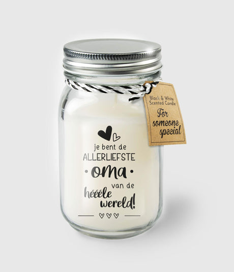 Paperdreams black white scented candles - oma