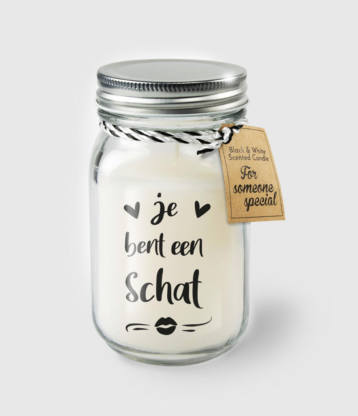 Bougie parfumée Paperdreams en verre - vous êtes un trésor