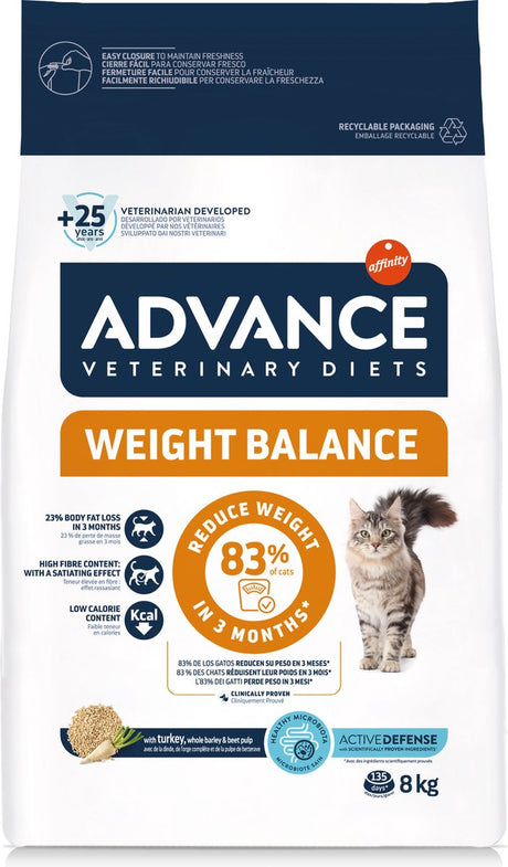 Balance de poids pour chat, régime vétérinaire avancé, 8 kg