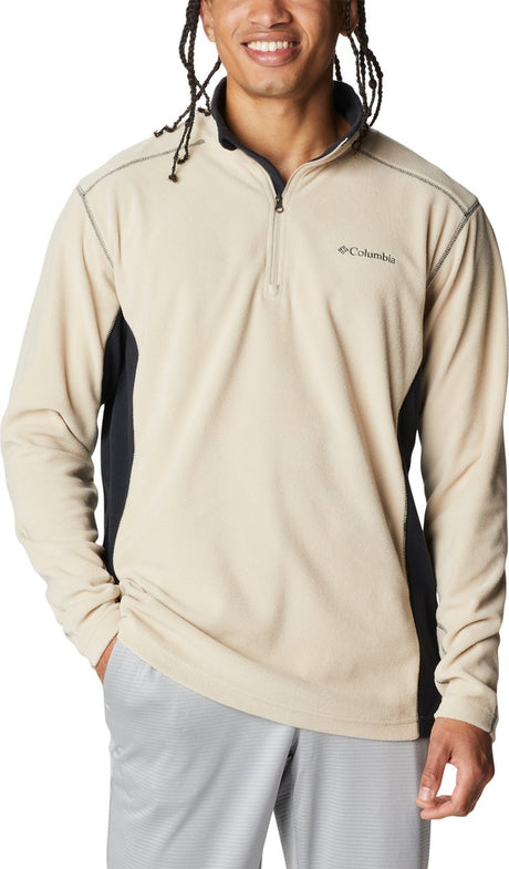 Columbia klamath range™ ii pull polaire demi-zip - pull extérieur - pull polaire - homme - taille s - marron