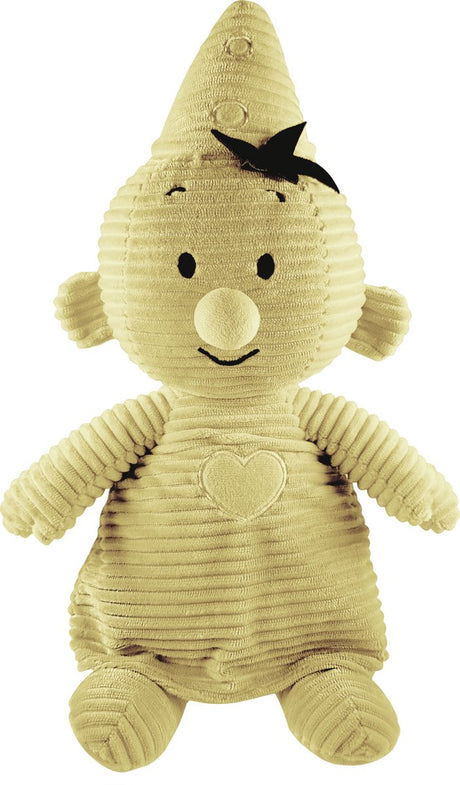 Studio 100 jaune en velours côtelé, 35 cm
