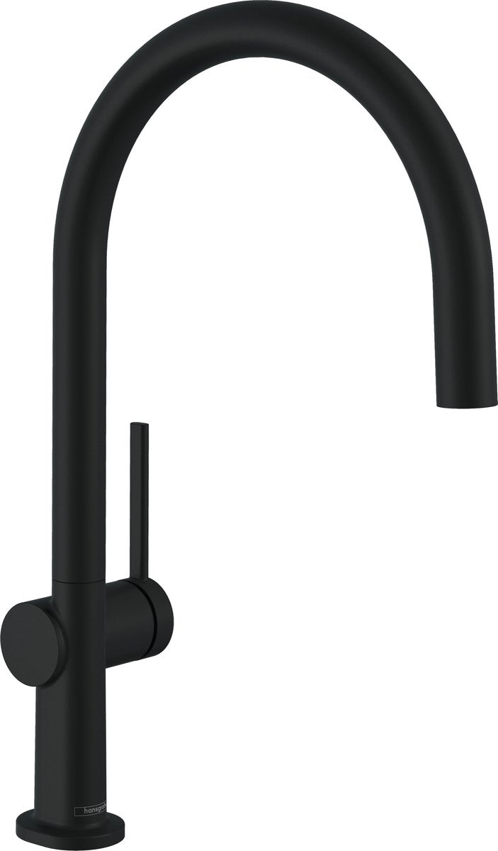 Hansgrohe talis m54 mitigeur de cuisine 220 1 type de jet noir mat