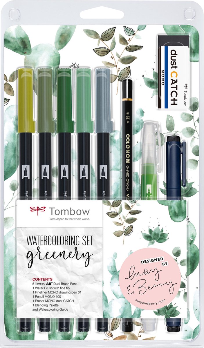 Tombow • set d'aquarelle verdure