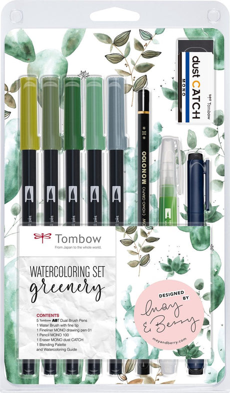 Tombow • set d'aquarelle verdure