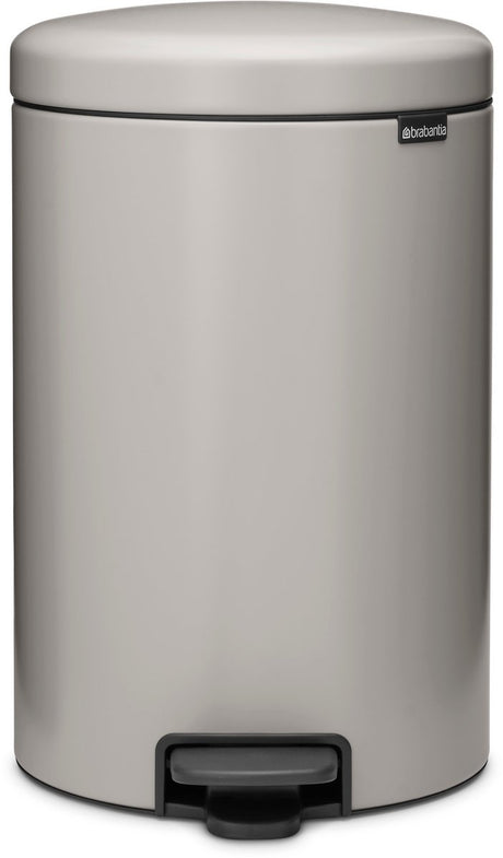 Poubelle Brabantia newicon - 20 litres - gris doux