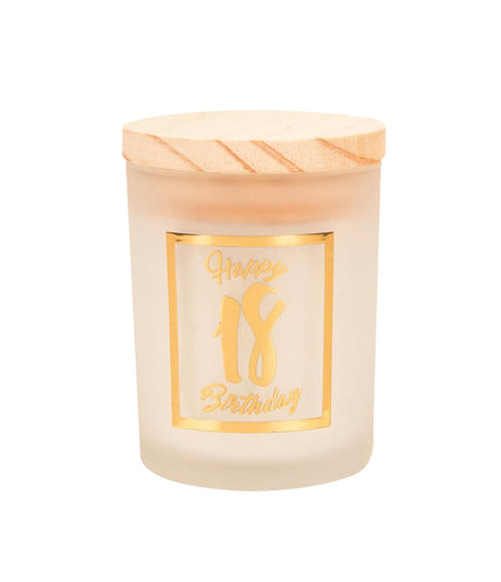 Paperdreams bougie parfumée petite or blanc - 18 ans