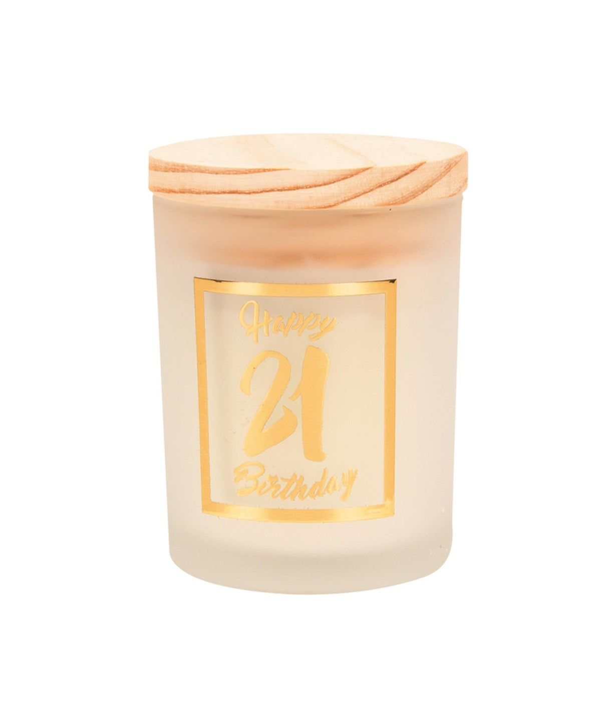 Paperdreams bougie parfumée petite or blanc - 21 ans