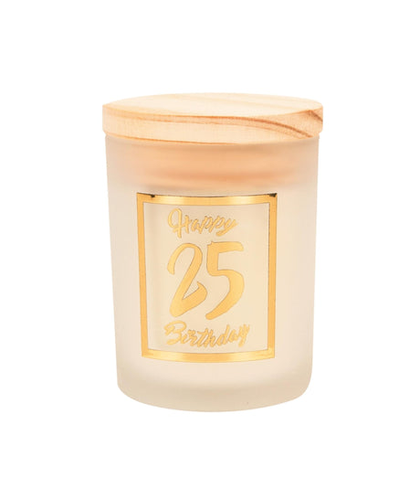 Bougie parfumée Paperdreams petite or blanc - 25 ans