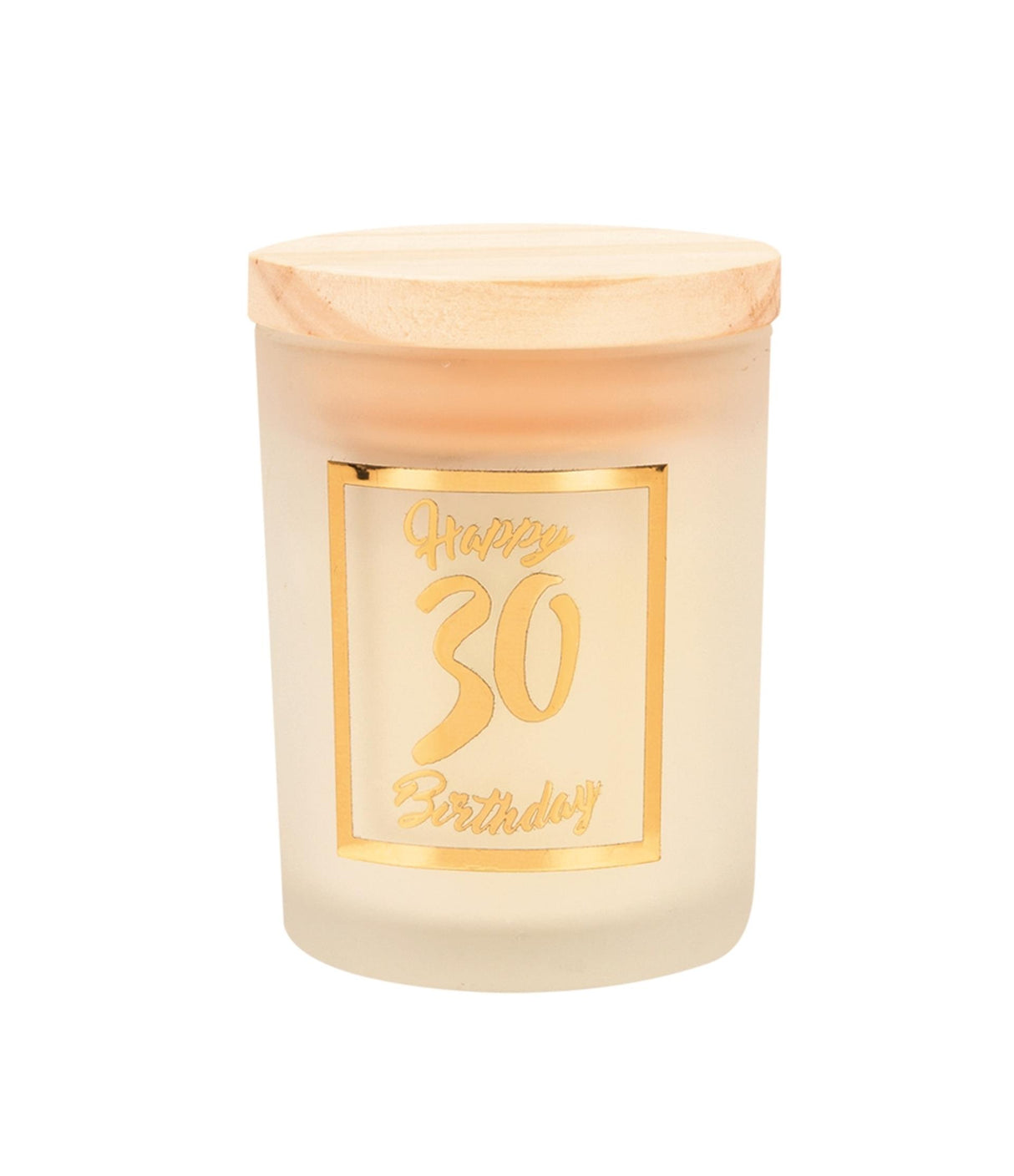 Bougie parfumée Paperdreams petite or blanc - 30 ans