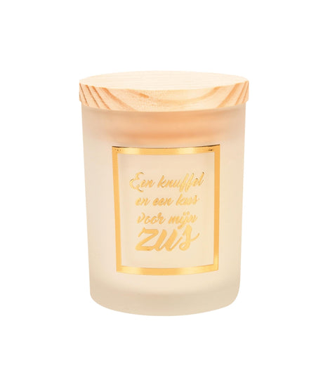 Paperdreams bougie parfumée petite or blanc - sister