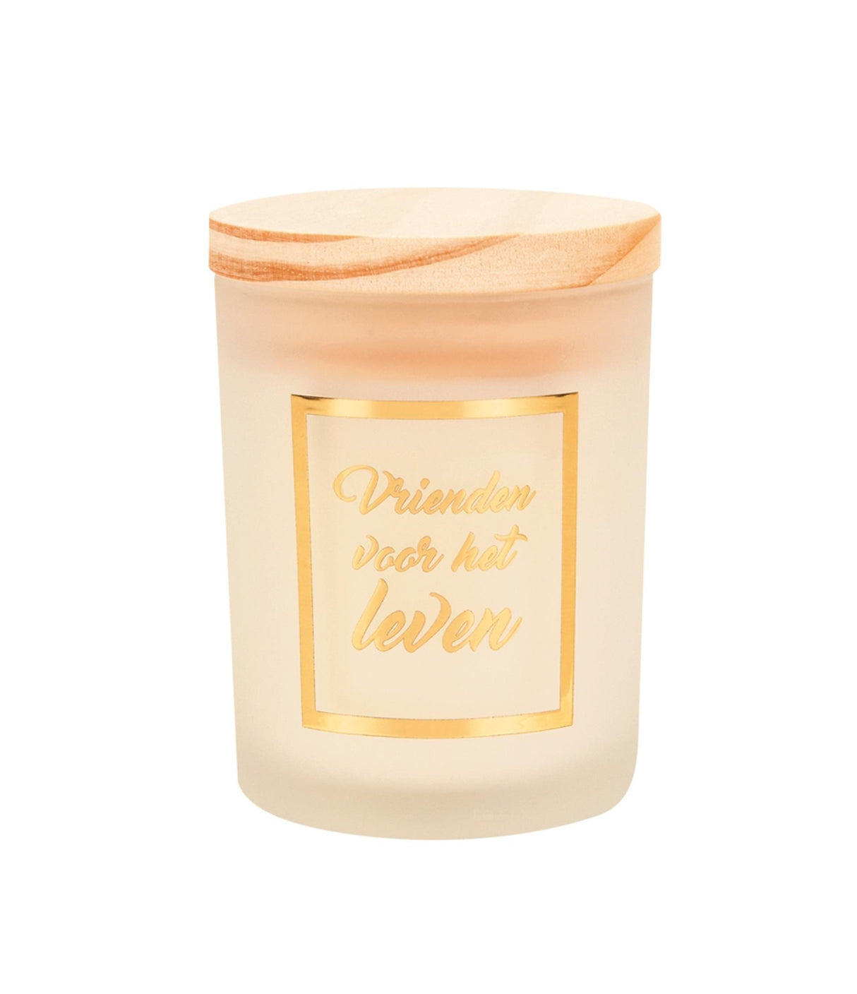 Paperdreams bougie parfumée petite or blanc - amis