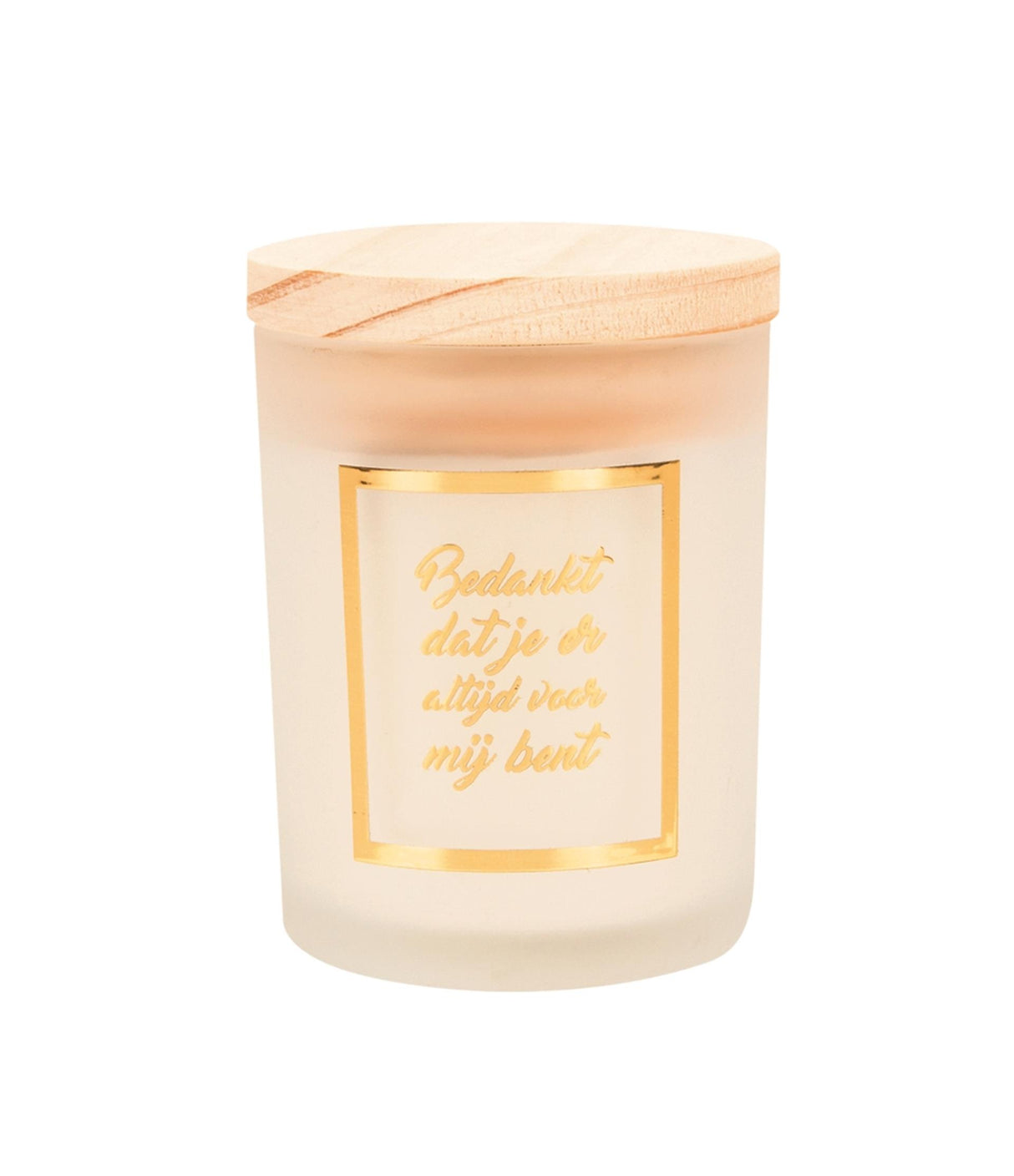 Bougie parfumée Paperdreams petite or blanc - merci