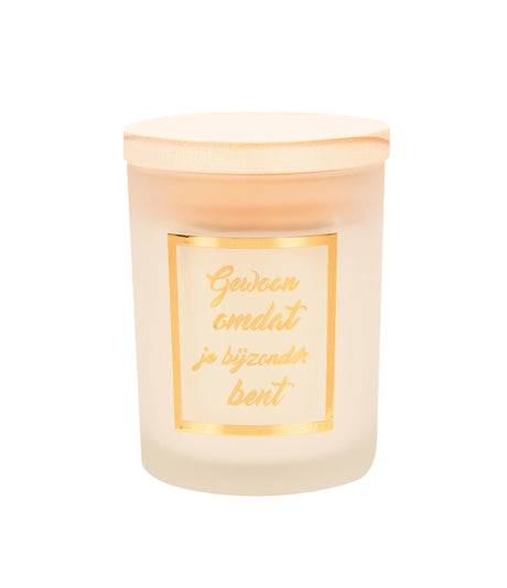 Paperdreams bougie parfumée petite or blanc - spéciale
