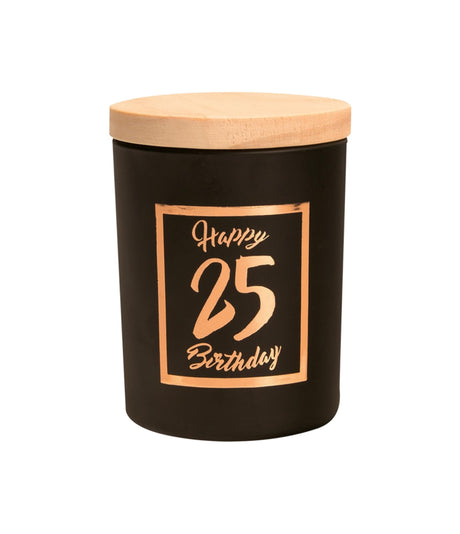 Bougie parfumée Paperdreams petite rose noir - 25 ans