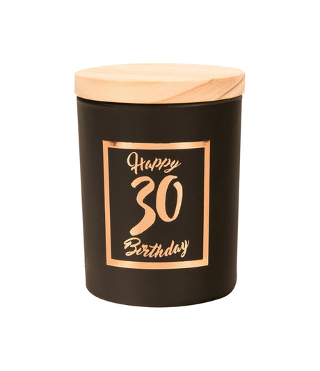 Bougie parfumée Paperdreams petite rose noir - 30 ans