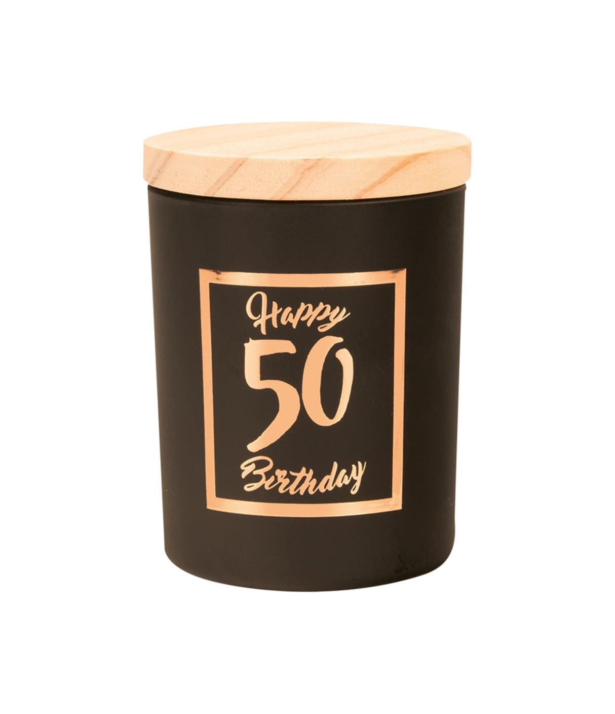 Bougie parfumée Paperdreams petite rose noir - 50 ans