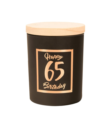 Bougie parfumée Paperdreams petite rose noir - 65 ans