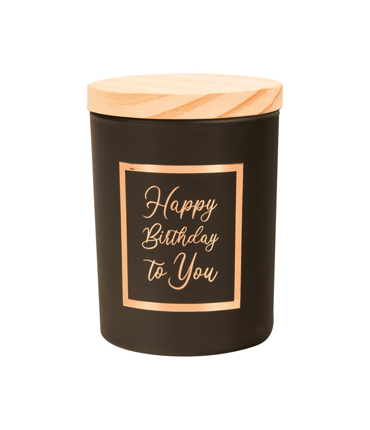 Paperdreams bougie parfumée petite rose noir - joyeux anniversaire