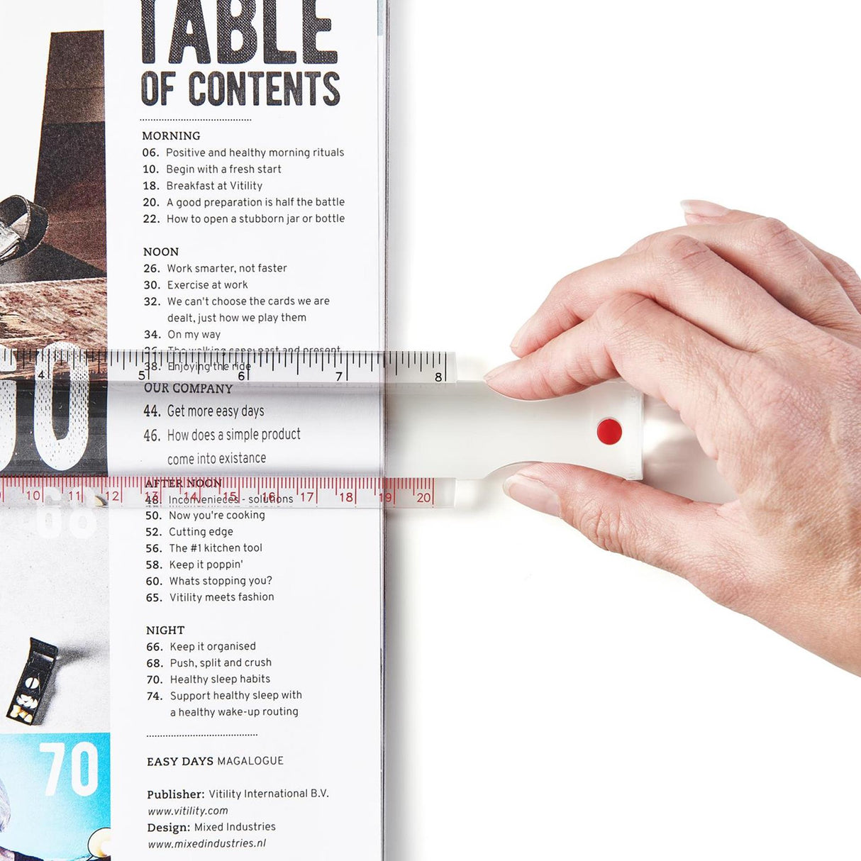 Règle de lecture loupe Vitility