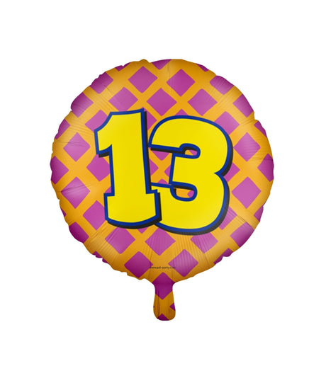 Ballon aluminium Happy Paperdreams - 13 ans