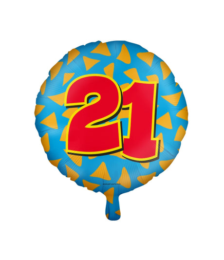 Ballon aluminium Happy Paperdreams - 21 ans