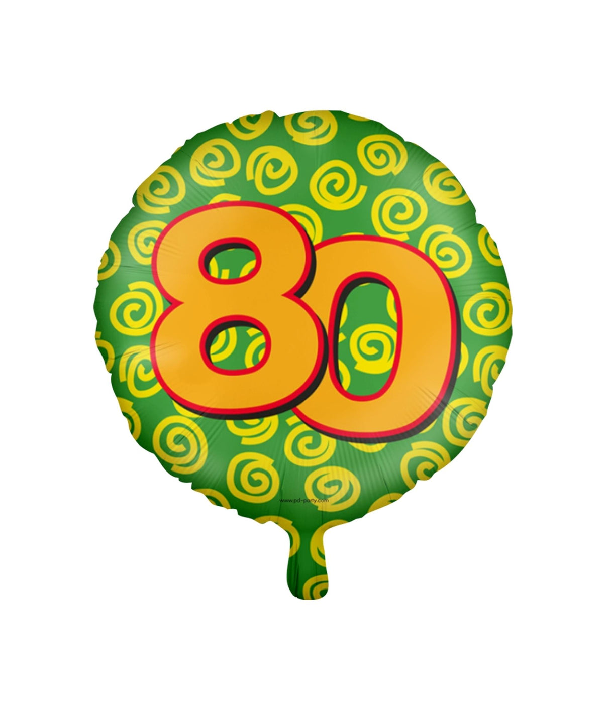 Ballon en aluminium Happy Paperdreams - 80 ans