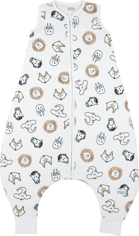 Meyco bébé animal bébé hiver sommeil salopette pull - multicolore - 92 cm - 2,0 tog
