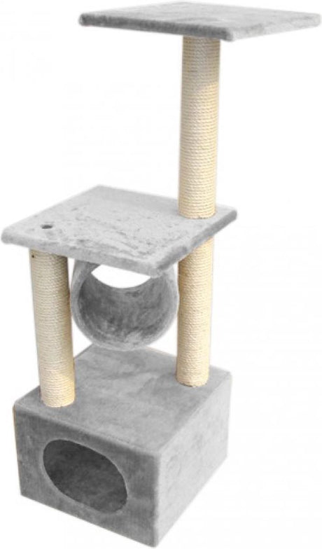 Ebi griffoir arbre classique rodo - gris - 38 x 38 x 110cm