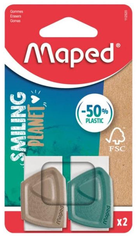 Maped office maped creativ 112520fm gomme bois marron, vert, blanc 2 pièce(s)