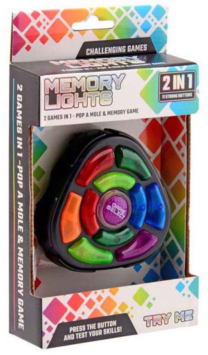 Jeu de mémoire Johntoy 2 en 1 - jeu de mémoire électronique pour les enfants.