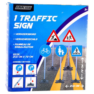 Panneau de signalisation extérieur Alert (1 pièce) assorti | 4 pièces