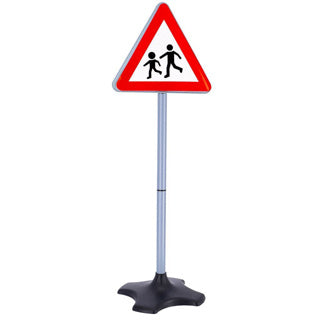 Panneau de signalisation extérieur Alert (1 pièce) assorti | 4 pièces