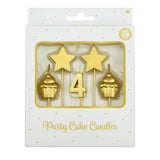 Bougies à gâteau Paperdreams - 4 ans