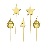 Bougies à gâteau Paperdreams - 4 ans