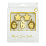 Bougies à gâteaux Paperdreams - 6 ans