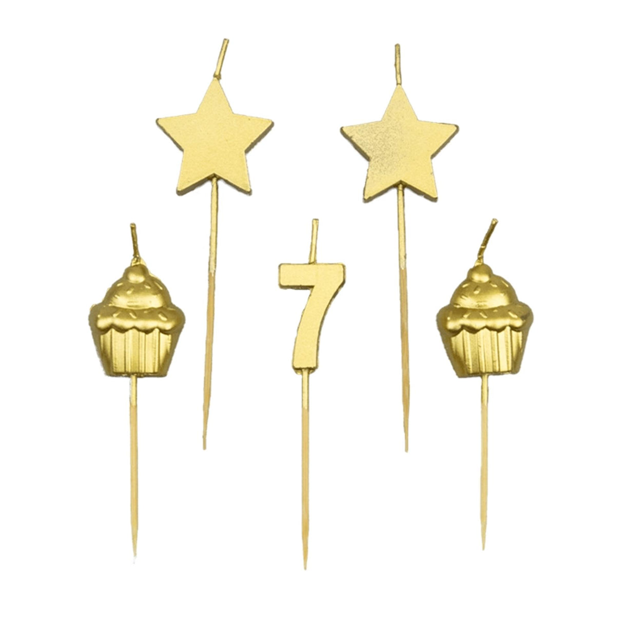 Bougies à gâteau Paperdreams - 7 ans