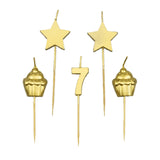 Bougies à gâteau Paperdreams - 7 ans