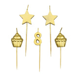 Bougies à gâteau Paperdreams - 8 ans